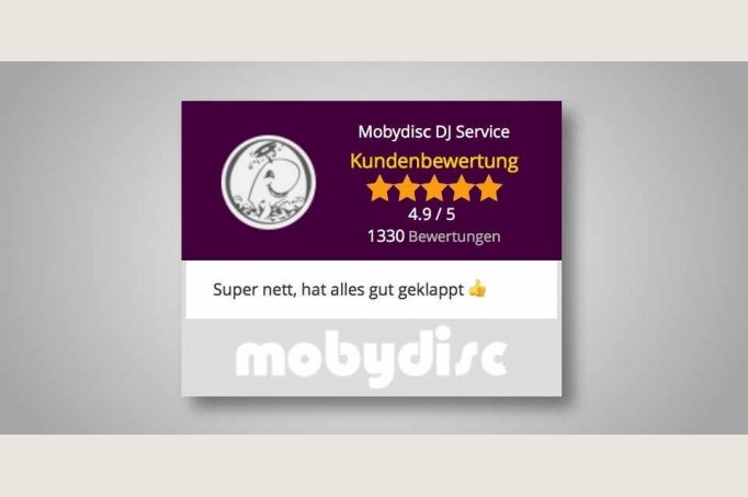 Mobydisc Hochzeit DJ Service München