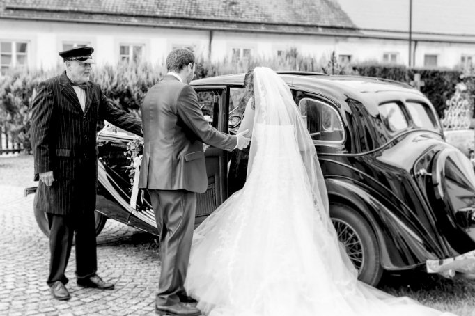 Hochzeitsauto Rolls-Royce Cabriolet von 1936